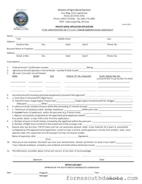 Blank South Dakota A 94 A PDF Form